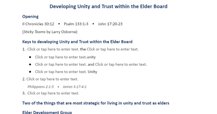 Ken Cooper's Notes: Preconference